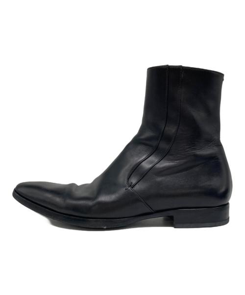 GUCCI（グッチ）GUCCI (グッチ) 101713 GUCCI サイドジップブーツ ブラック サイズ:42Eの古着・服飾アイテム