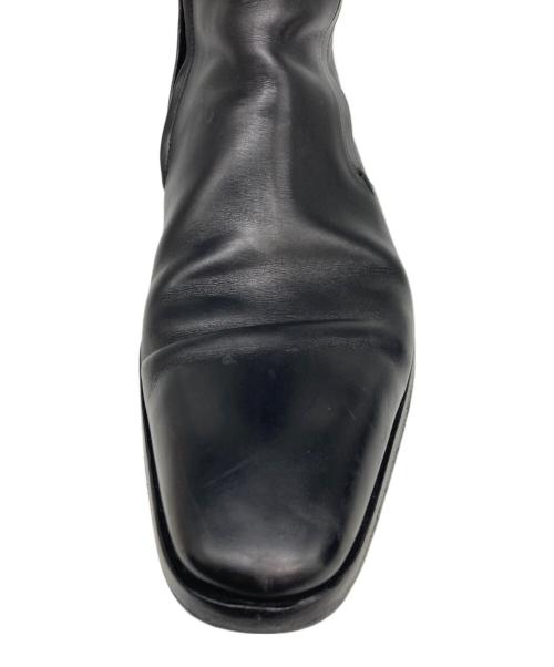 GUCCI（グッチ）GUCCI (グッチ) 101713 GUCCI サイドジップブーツ ブラック サイズ:42Eの古着・服飾アイテム