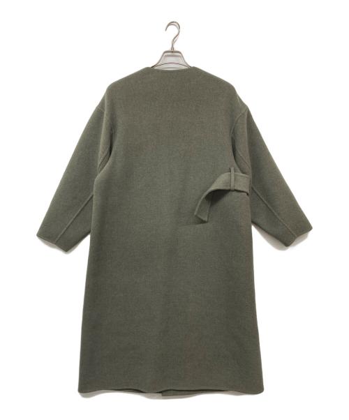 HYKE（ハイク）HYKE (ハイク) DOUBLE FACE TRENCH COAT / ダブルフェイス トレンチコート グリーン サイズ:1の古着・服飾アイテム