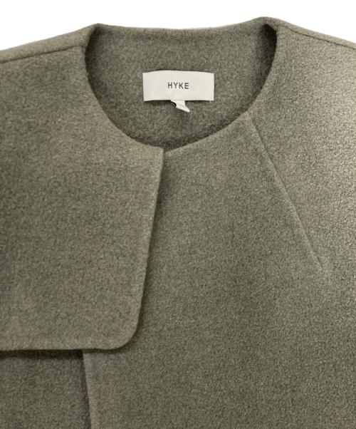 HYKE（ハイク）HYKE (ハイク) DOUBLE FACE TRENCH COAT / ダブルフェイス トレンチコート グリーン サイズ:1の古着・服飾アイテム