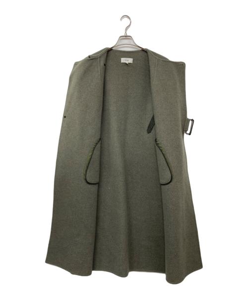 HYKE（ハイク）HYKE (ハイク) DOUBLE FACE TRENCH COAT / ダブルフェイス トレンチコート グリーン サイズ:1の古着・服飾アイテム