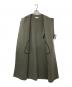 中古・古着 HYKE (ハイク) DOUBLE FACE TRENCH COAT / ダブルフェイス トレンチコート グリーン サイズ:1：40000円