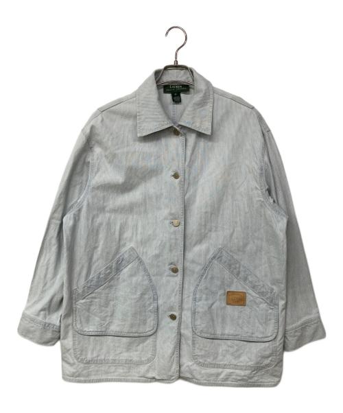 LAUREN RALPH LAUREN（ローレンラルフローレン）LAUREN RALPH LAUREN (ローレンラルフローレン) カバーオール スカイブルー サイズ:Ｍの古着・服飾アイテム