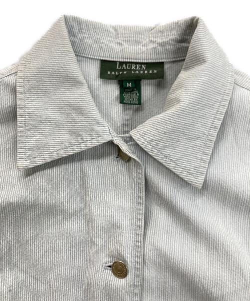 LAUREN RALPH LAUREN（ローレンラルフローレン）LAUREN RALPH LAUREN (ローレンラルフローレン) カバーオール スカイブルー サイズ:Ｍの古着・服飾アイテム