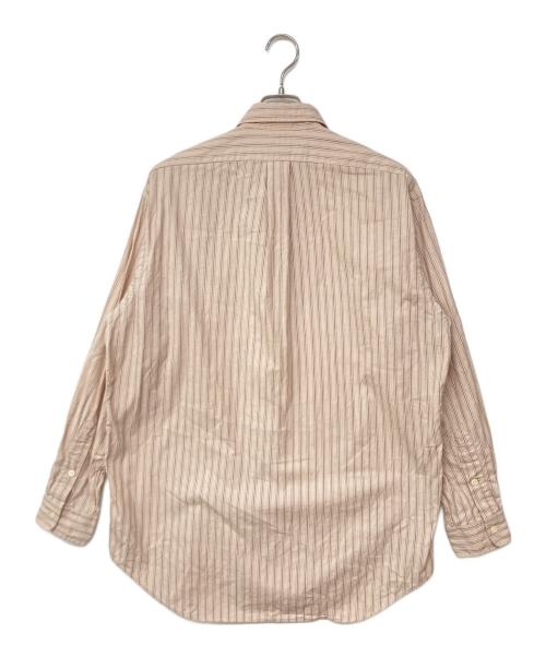 POLO RALPH LAUREN（ポロ・ラルフローレン）POLO RALPH LAUREN (ポロ・ラルフローレン) ストライプシャツ ブラウン サイズ:Mの古着・服飾アイテム