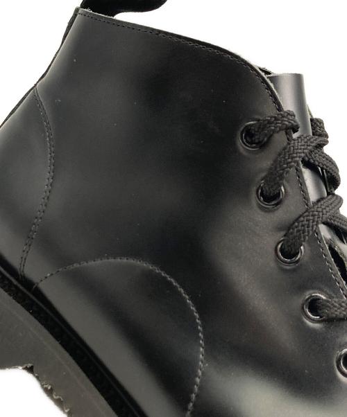 GEORGE COX（ジョージコックス）GEORGE COX (ジョージコックス) FRED PERRY (フレッドペリー) George Cox X Fred Perry MONKEY BOOT LEATHER / モンキーブーツ ブラック サイズ:UK8の古着・服飾アイテム