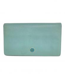 CHANEL（シャネル）の古着「ココボタン 二つ折り長財布」｜ブルー