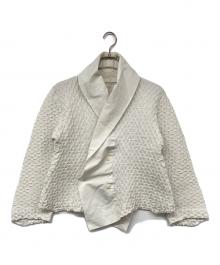 ISSEY MIYAKE（イッセイミヤケ）の古着「3Dスチームシワ加工ジャケット」｜アイボリー
