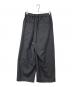 maison de soil (メゾンドソイル) WORSTED SERGE 2TUCK WIDE EASY PANTS グレー サイズ:2 未使用品：9000円
