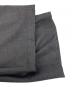 中古・古着 maison de soil (メゾンドソイル) WORSTED SERGE 2TUCK WIDE EASY PANTS グレー サイズ:2 未使用品：9000円