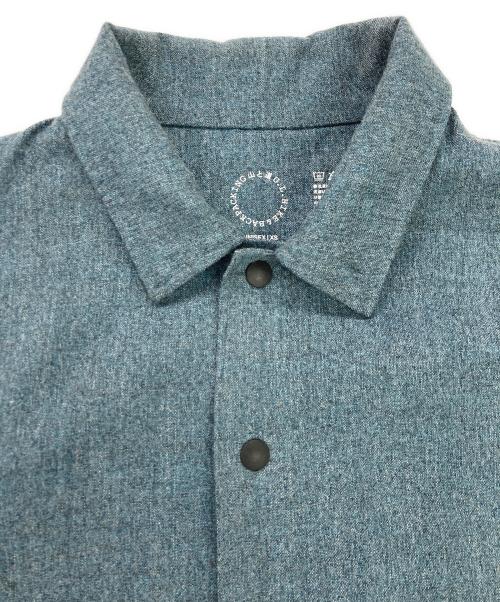 山と道（ヤマトミチ）山と道 (ヤマトミチ) スナップボタンシャツ グリーン サイズ:XSの古着・服飾アイテム