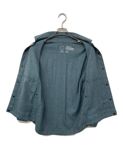 山と道（ヤマトミチ）山と道 (ヤマトミチ) スナップボタンシャツ グリーン サイズ:XSの古着・服飾アイテム