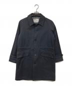 MHLエムエイチエル）の古着「ステンカラーコート」｜ブラック