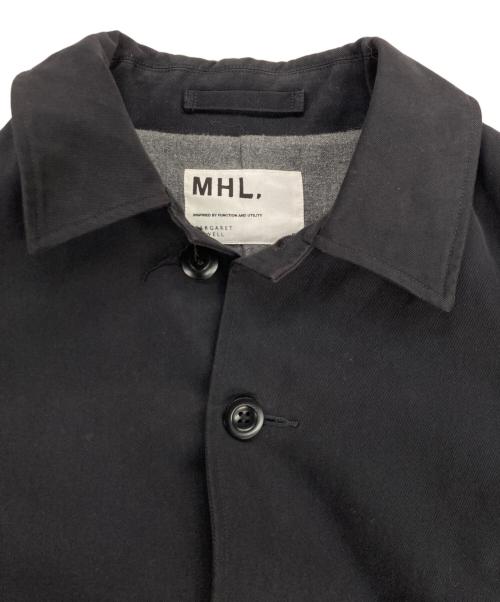MHL（エムエイチエル）MHL (エムエイチエル) ステンカラーコート ブラック サイズ:Sの古着・服飾アイテム