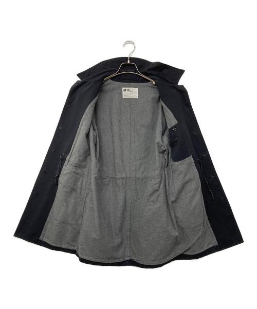 MHL（エムエイチエル）MHL (エムエイチエル) ステンカラーコート ブラック サイズ:Sの古着・服飾アイテム