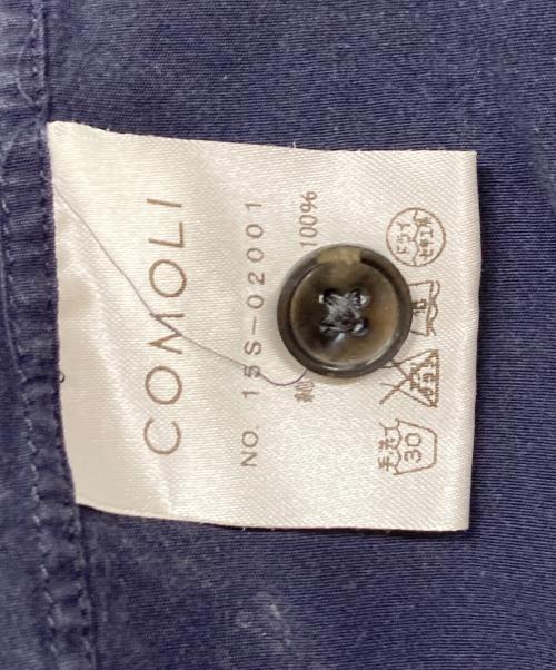 COMOLI（コモリ）COMOLI (コモリ) コモリシャツ レギュラーカラーシャツ ネイビー サイズ:1の古着・服飾アイテム