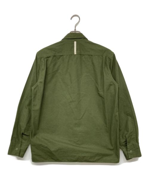 Snow peak（スノーピーク）Snow peak (スノーピーク) リップストップフィールドシャツ カーキ サイズ:Mの古着・服飾アイテム