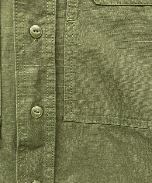 Snow peak（スノーピーク）Snow peak (スノーピーク) リップストップフィールドシャツ カーキ サイズ:Mの古着・服飾アイテム