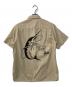 stussy (ステューシー) バックプリント 半袖シャツ カジキ  ベージュ サイズ:M：6000円