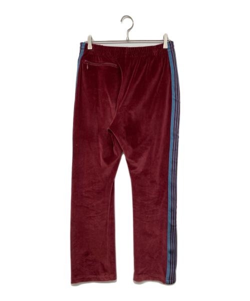 Needles（ニードルズ）Needles (ニードルズ) Narrow Track Pant - C/PE Velour トラックパンツ ボルドー サイズ:Sの古着・服飾アイテム