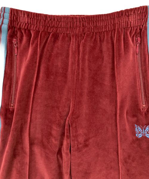Needles（ニードルズ）Needles (ニードルズ) Narrow Track Pant - C/PE Velour トラックパンツ ボルドー サイズ:Sの古着・服飾アイテム