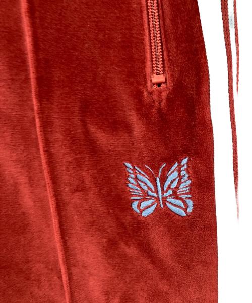 Needles（ニードルズ）Needles (ニードルズ) Narrow Track Pant - C/PE Velour トラックパンツ ボルドー サイズ:Sの古着・服飾アイテム
