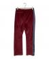Needles (ニードルズ) Narrow Track Pant - C/PE Velour トラックパンツ ボルドー サイズ:S：13000円