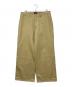 AFB（エーエフビー）の古着「SUPER BAGGY STUDDED PANTS / サイドスタッズ チノパンツ」｜ベージュ