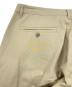 中古・古着 AFB (エーエフビー) SUPER BAGGY STUDDED PANTS / サイドスタッズ チノパンツ ベージュ サイズ:L：10000円
