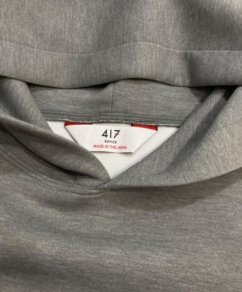417 by EDIFICE（417 バイ エディフィス）417 by EDIFICE (417 バイ エディフィス) AOAP フーディ グレー サイズ:Lの古着・服飾アイテム