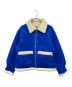FUTURE ARCHIVE（フューチャー アーカイブ）の古着「Fake Mouton Blouson / フェイク ムートン ブルゾン 」｜ブルー×ホワイト