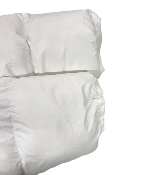 DANKE SCHON（ダンケ シェーン）Danke schon (ダンケ シェーン) 高密度Nylon Hooded Blouson 中綿ブルゾン ホワイト サイズ:Mの古着・服飾アイテム