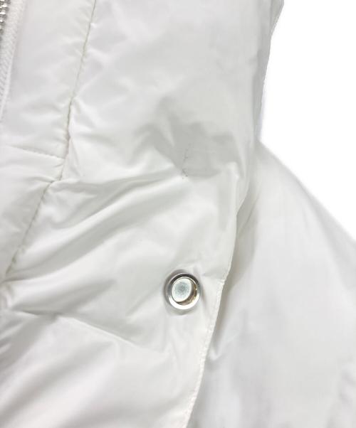 DANKE SCHON（ダンケ シェーン）Danke schon (ダンケ シェーン) 高密度Nylon Hooded Blouson 中綿ブルゾン ホワイト サイズ:Mの古着・服飾アイテム