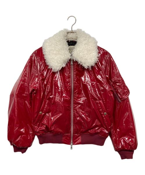 FUTURE ARCHIVE（フューチャー アーカイブ）FUTURE ARCHIVE (フューチャー アーカイブ) MILITARY BOA BLOUSON / ブルゾン レッド サイズ:Lの古着・服飾アイテム