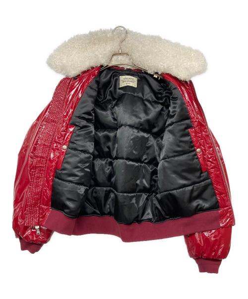 FUTURE ARCHIVE（フューチャー アーカイブ）FUTURE ARCHIVE (フューチャー アーカイブ) MILITARY BOA BLOUSON / ブルゾン レッド サイズ:Lの古着・服飾アイテム