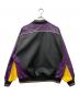 FUBU (フブ) FAUX LEATHER GAME JACKET フェイクレザージャケット ブラック×パープル サイズ:XL：11000円