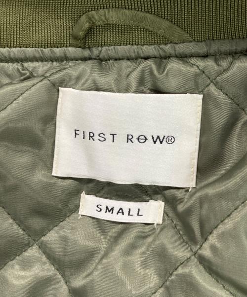 FIRST ROW（ファーストロウ）FIRST ROW (ファーストロウ) FORCE MULTI PATCHES MA-1 JACKET オリーブ サイズ:Sの古着・服飾アイテム