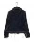 APOCRYPHA. (アポクリファ) CUT OFF HABIT A LA LOOSE DENIM JACKET デニムジャケット ブラック サイズ:1：8000円