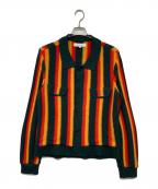SASQUATCHfabrix.サスクワッチファブリックス）の古着「KNIT CARDIGAN RASTA」｜マルチカラー