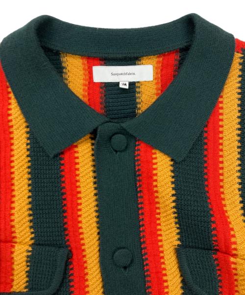 SASQUATCHfabrix.（サスクワッチファブリックス）SASQUATCHfabrix. (サスクワッチファブリックス) KNIT CARDIGAN RASTA マルチカラー サイズ:Mの古着・服飾アイテム