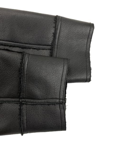 UNIVERSAL OVERALL（ユニバーサルオーバーオール）UNIVERSAL OVERALL (ユニバーサルオーバーオール) BEAMS (ビームス) Synthetic leather Jacket ブラック サイズ:XLの古着・服飾アイテム