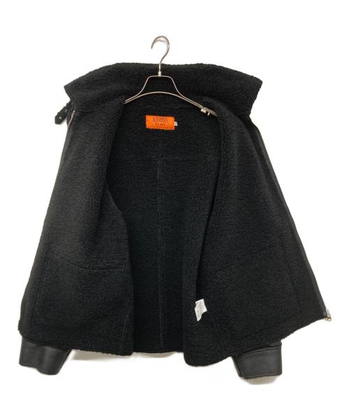 UNIVERSAL OVERALL（ユニバーサルオーバーオール）UNIVERSAL OVERALL (ユニバーサルオーバーオール) BEAMS (ビームス) Synthetic leather Jacket ブラック サイズ:XLの古着・服飾アイテム