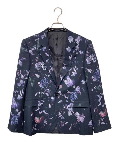 LAD MUSICIAN（ラッドミュージシャン）LAD MUSICIAN (ラッドミュージシャン) フラワーデザインテーラードジャケット ネイビー サイズ:44の古着・服飾アイテム