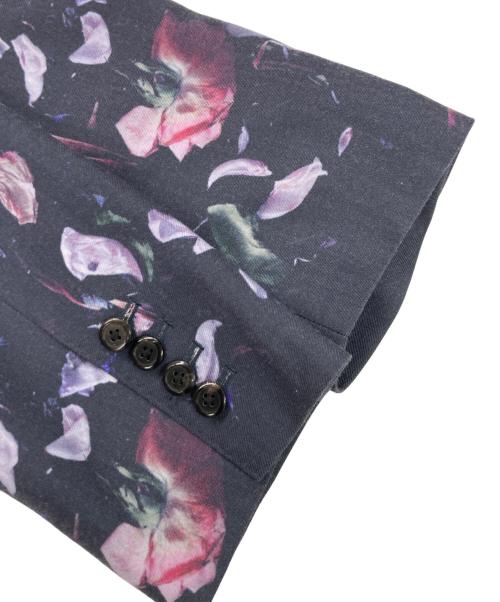 LAD MUSICIAN（ラッドミュージシャン）LAD MUSICIAN (ラッドミュージシャン) フラワーデザインテーラードジャケット ネイビー サイズ:44の古着・服飾アイテム