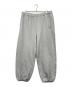 AFB（エーエフビー）の古着「STUDDED BIG SWEAT PANTS / スタッズ ビッグ スウェットパンツ」｜グレー