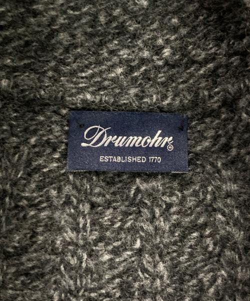 Drumohr（ドルモア）Drumohr (ドルモア) ショールカラーラムウールカーディガン グレー サイズ:48の古着・服飾アイテム