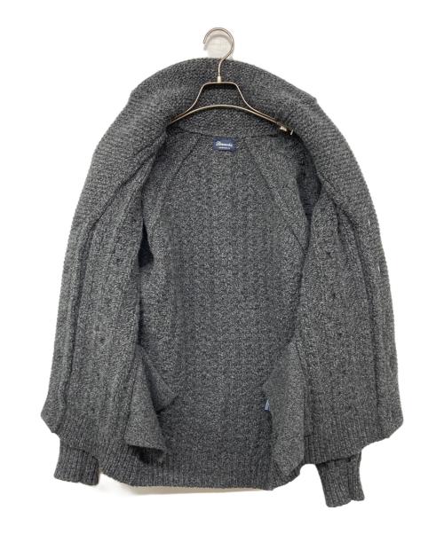 Drumohr（ドルモア）Drumohr (ドルモア) ショールカラーラムウールカーディガン グレー サイズ:48の古着・服飾アイテム