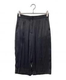 CELINE（セリーヌ）の古着「シルクバミューダパンツ」｜ネイビー