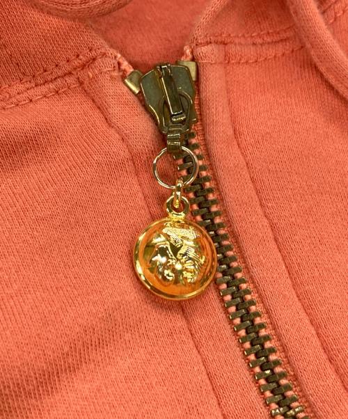 Salvatore Ferragamo（サルヴァトーレ フェラガモ）Salvatore Ferragamo (サルヴァトーレ フェラガモ) バックロゴジップフーディ オレンジ サイズ:Lの古着・服飾アイテム