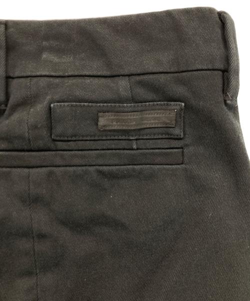 PRADA（プラダ）PRADA (プラダ) コットンツイルテーパードパンツ ブラック サイズ:40の古着・服飾アイテム